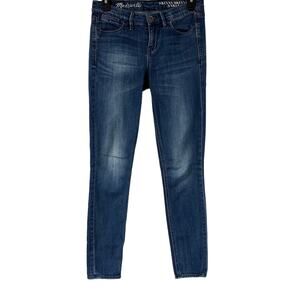 MADEWELL Jeans Womens Size 25 Blue Skinny Skinny Ankle